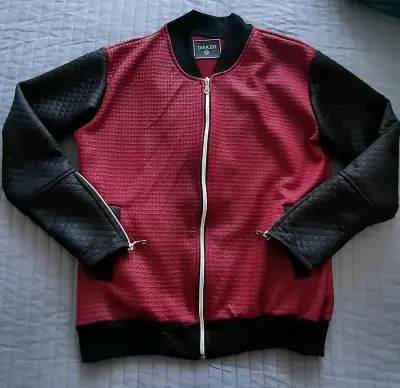 Chaqueta bomber bicolor Diekzo - miniatura 1