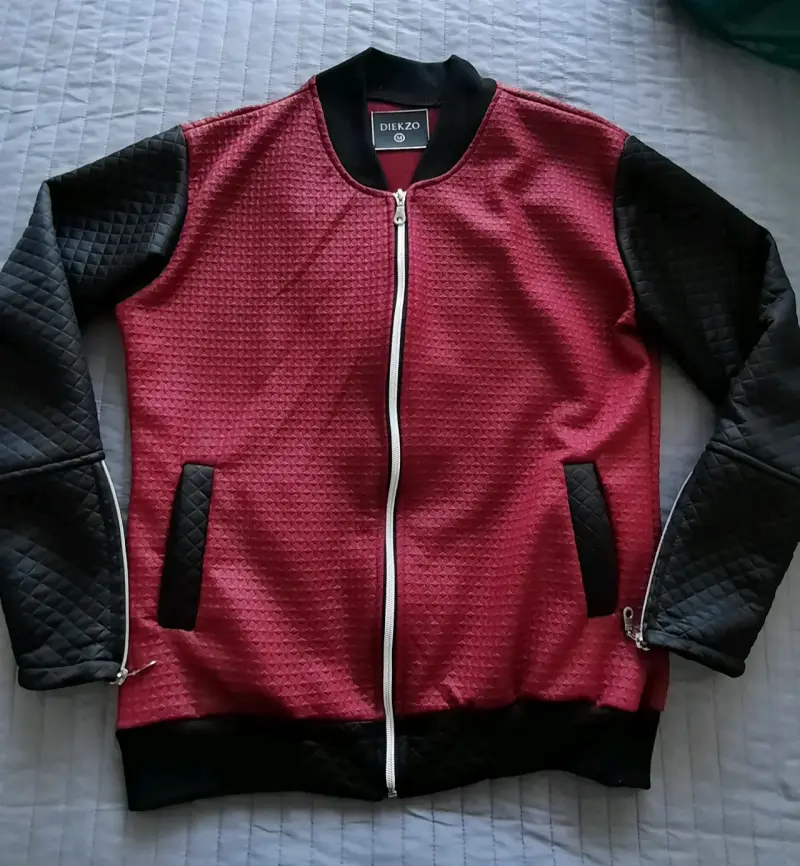 Chaqueta bomber bicolor Diekzo - 2