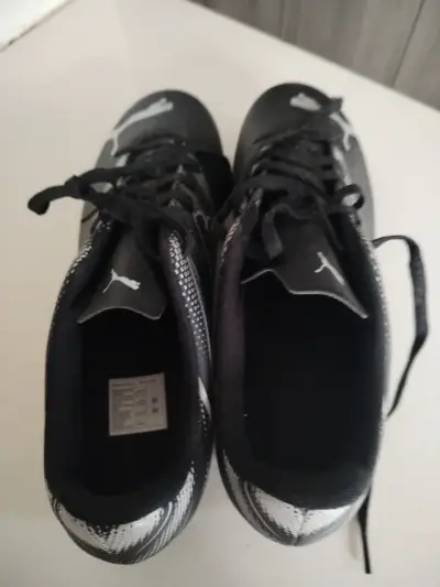 Botines de fútbol Puma negros - miniatura 3