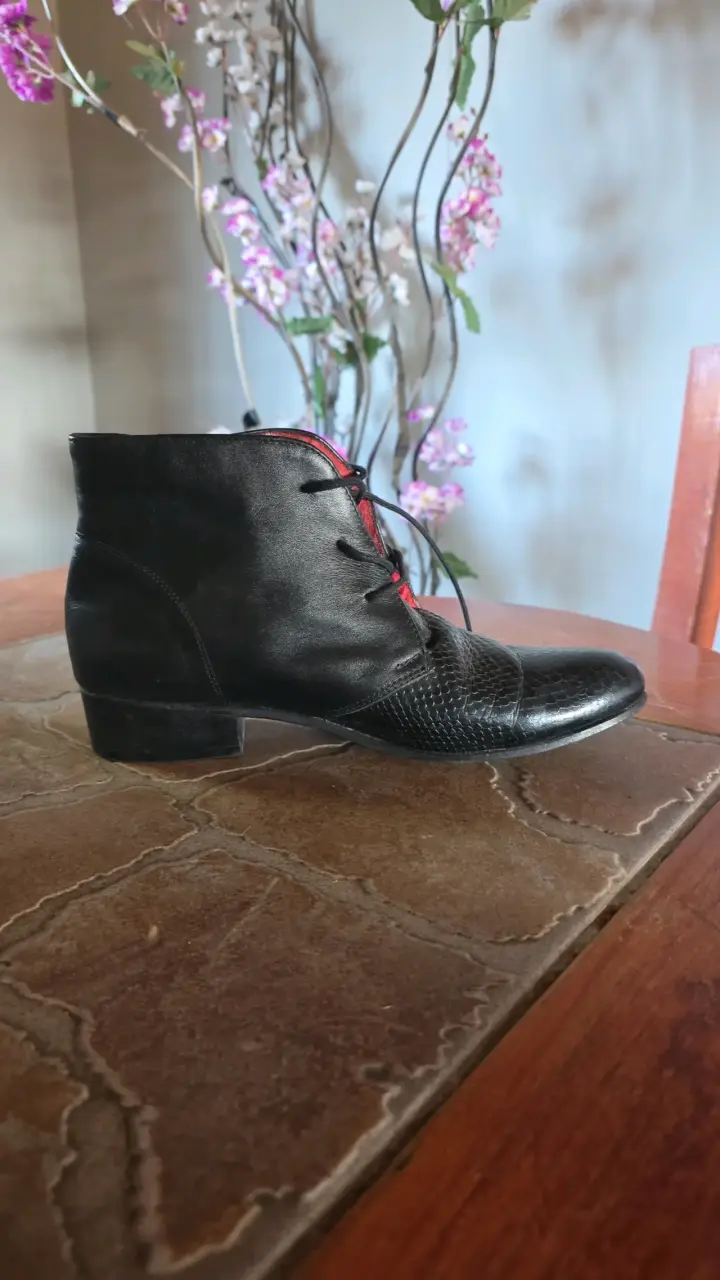 Botas largas camel con pelo - 5