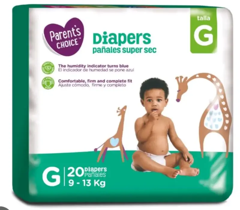 Pañales Parent's Choice talla G