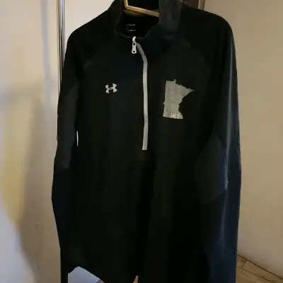 Polerón deportivo gris con logo - miniatura 2