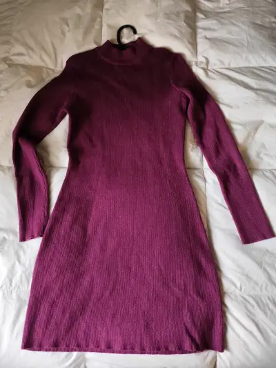 Vestido morado glitter - miniatura 1