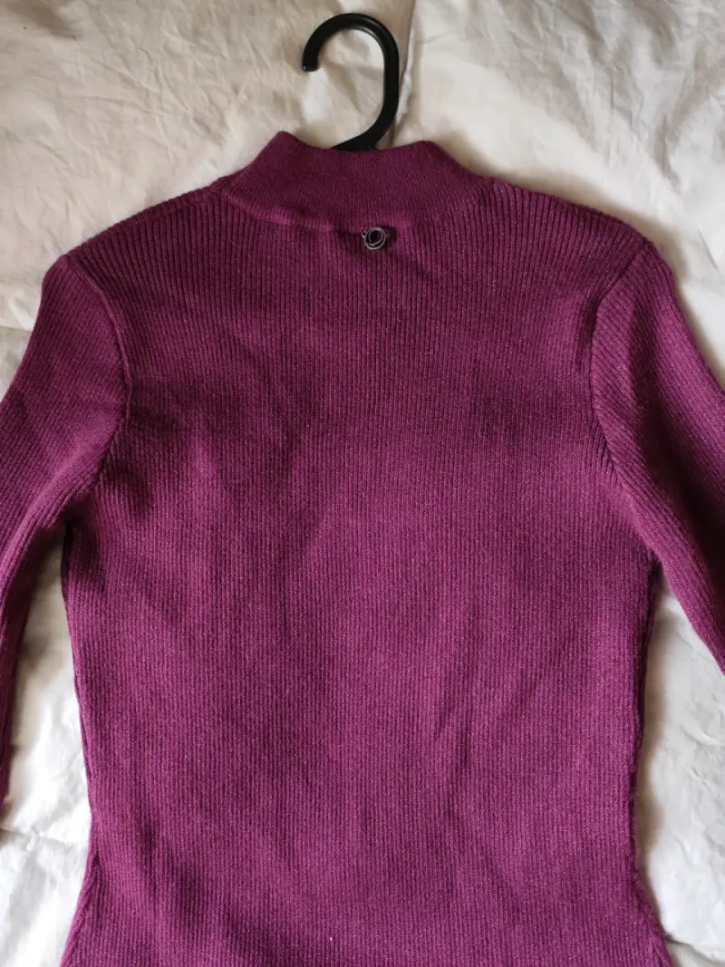 Vestido morado glitter - 2