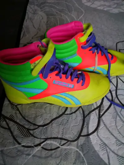 Zapatillas deportivas neon Vintage - miniatura 1