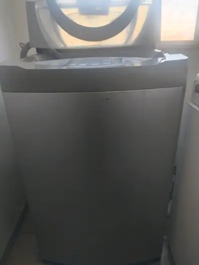 Lavadora automática gris - miniatura 1