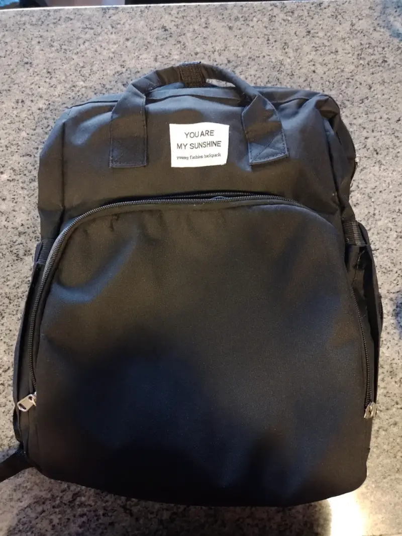 Mochila negra  "You Are My Sunshine" - 2