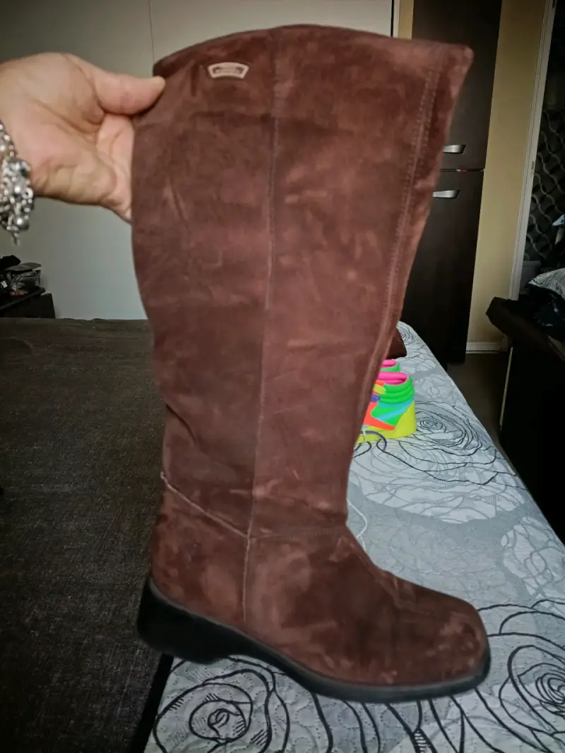 Botas de cuero café(reno) - 3