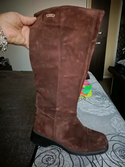 Botas de cuero café(reno) - miniatura 3