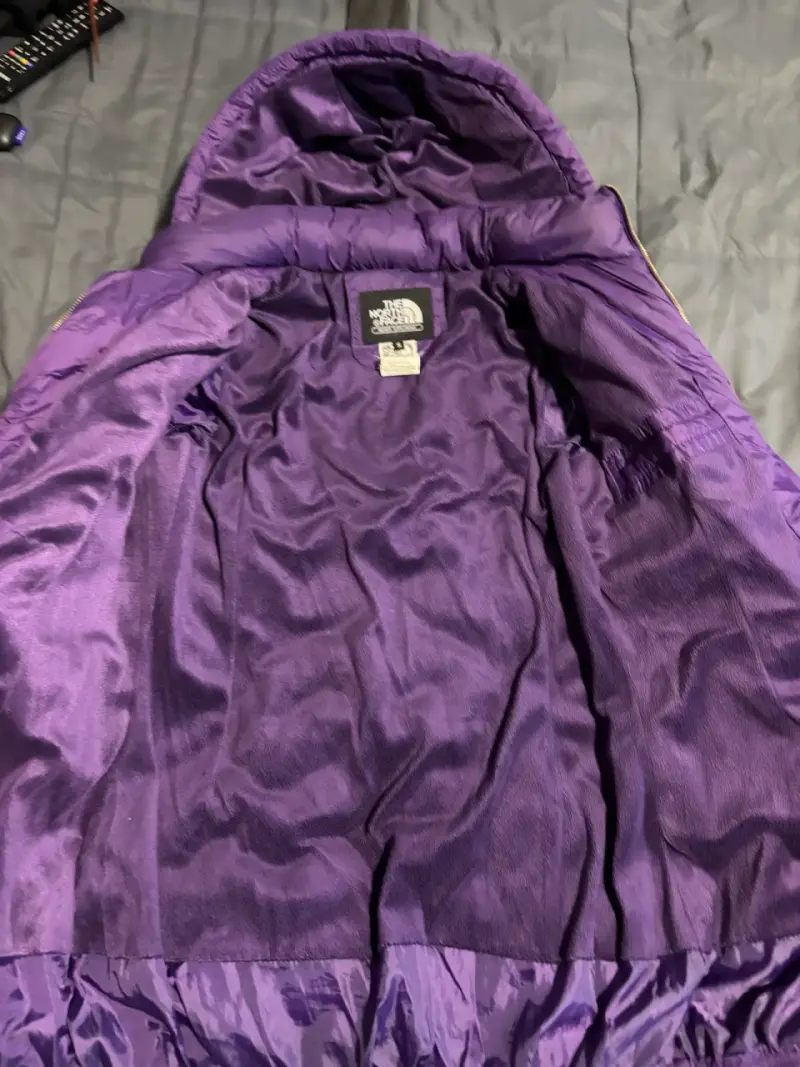 Parka morado North Face niña - 2