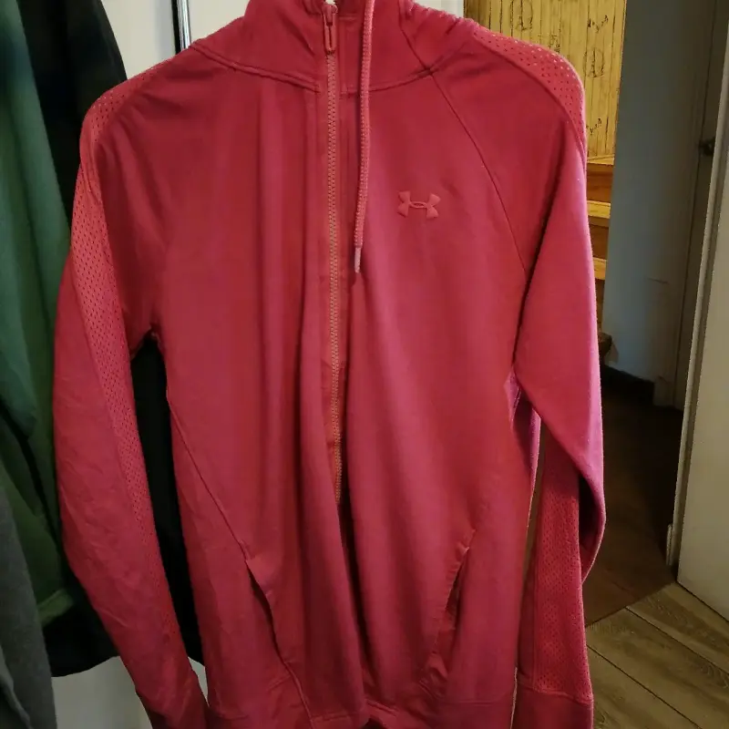 Chaqueta deportiva rosa con cierre - 2