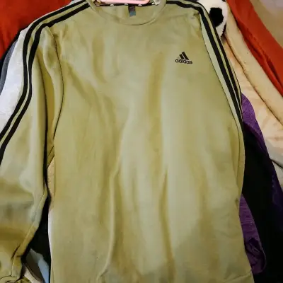 Polerón Adidas verde oliva - miniatura 1