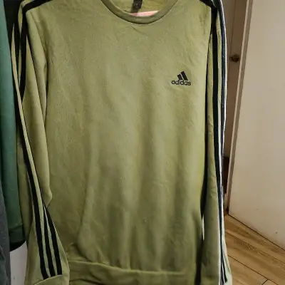 Polerón Adidas verde oliva - miniatura 2