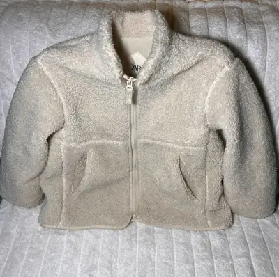 Chaqueta beige Zara - miniatura 3
