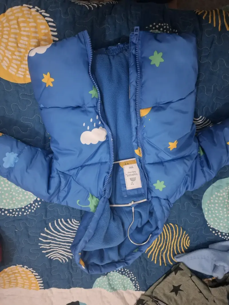 Parka azul para niño - 1