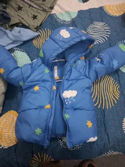 Parka azul para niño - miniatura 2