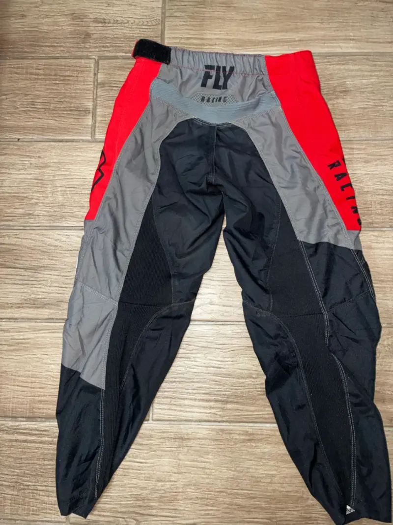 Pantalones motocross Fly Racing rojo niño - 2