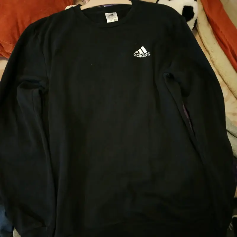 Polerón negro Adidas para hombre - 1