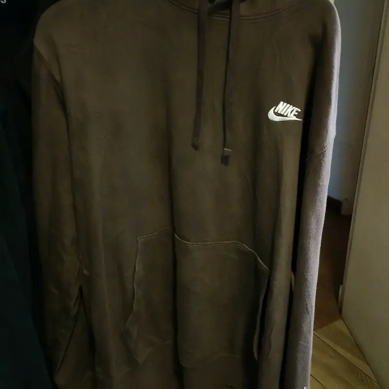 Polerón Nike marrón unisex - 2
