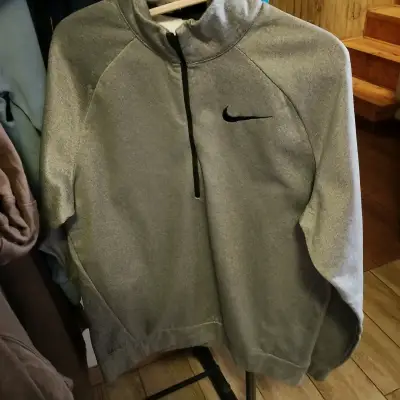 Polerón deportivo Nike gris - miniatura 2