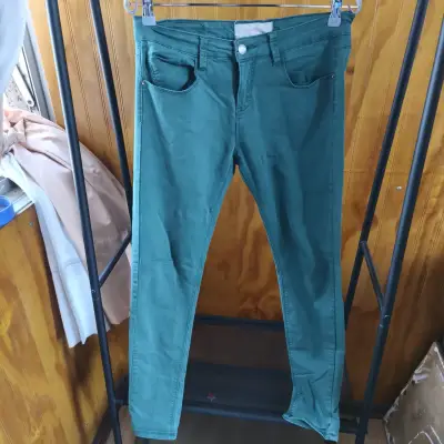 Pantalón skinny verde esmeralda Opposite 💚 - miniatura 1