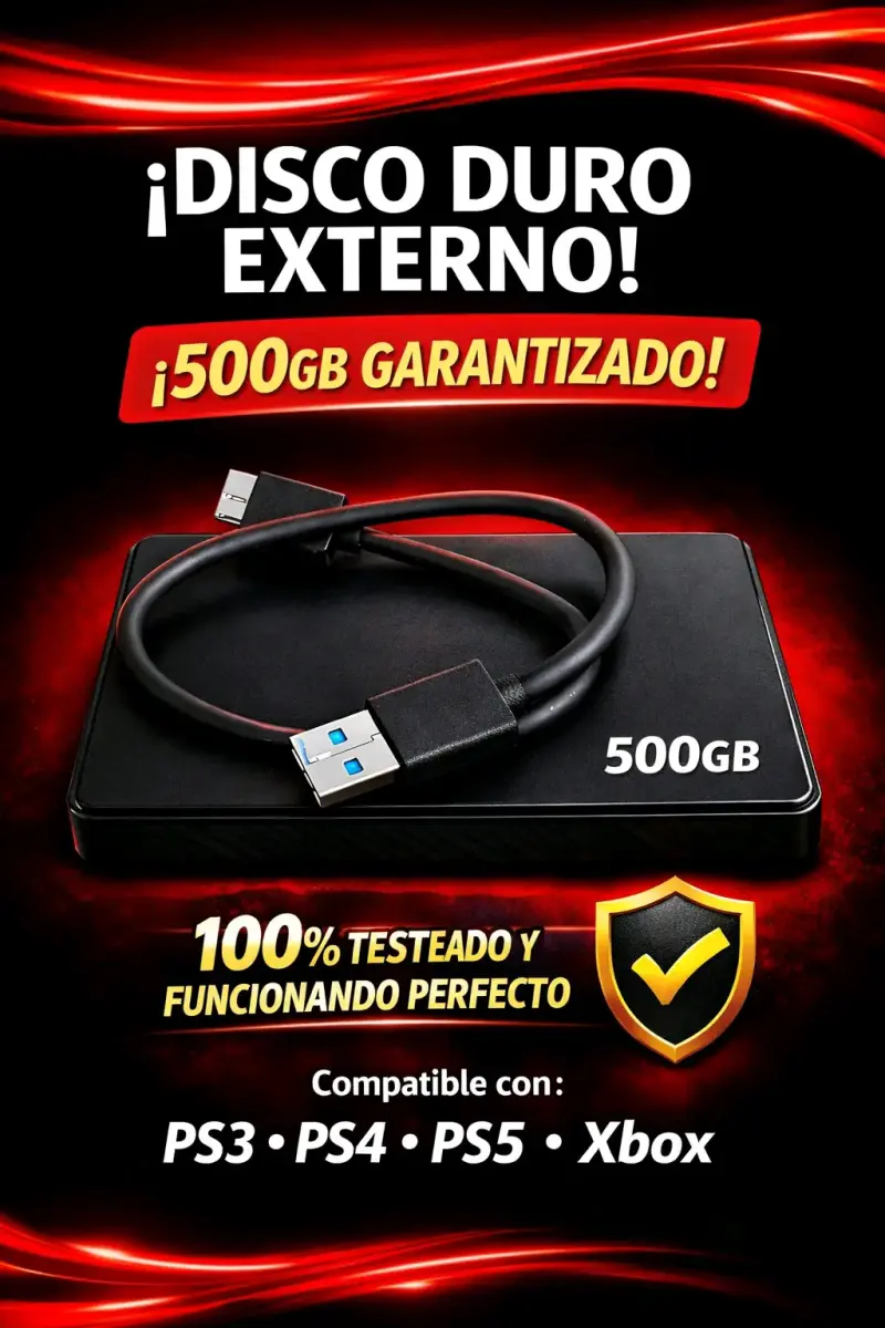 Disco duro externo 500GB Western Digital Black - 1