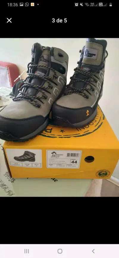 Zapatos de seguridad gris - miniatura 3