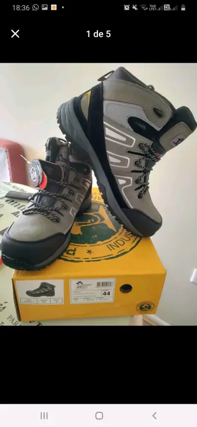 Zapatos de seguridad gris - miniatura 5