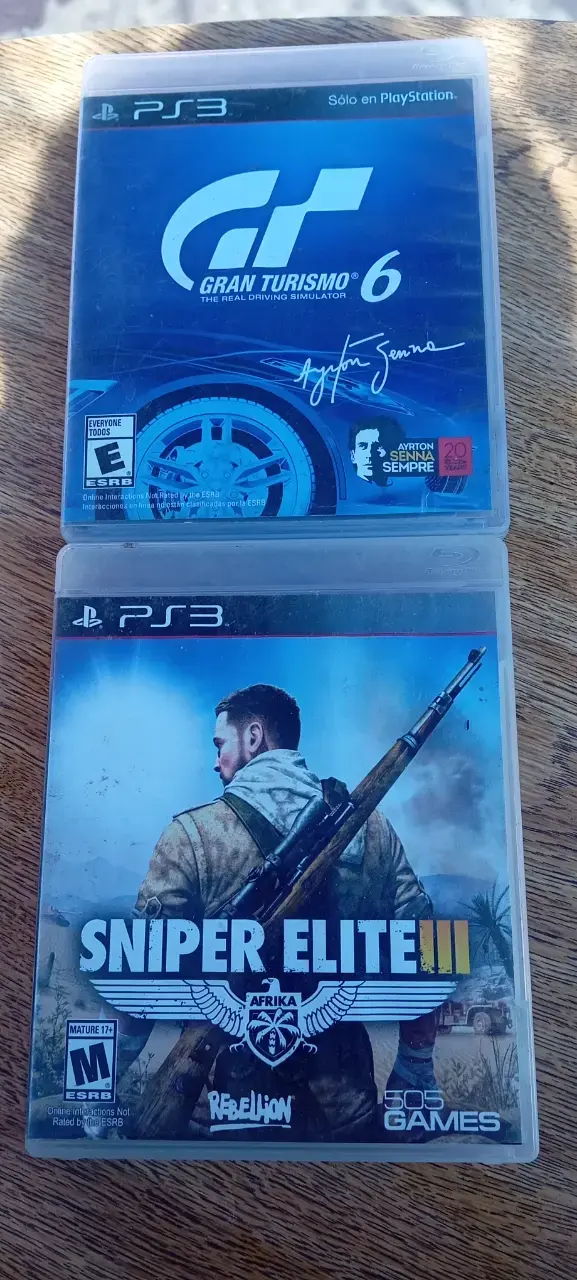 Juegos PS3 Gran Turismo 6 y Sniper Elite III - 1