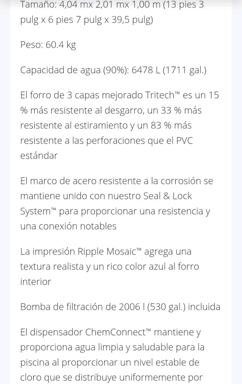 Piscina estructural Bestway - 3