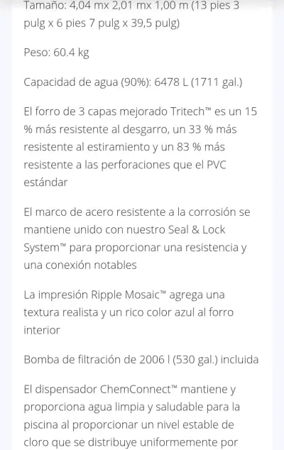 Piscina estructural Bestway - miniatura 3