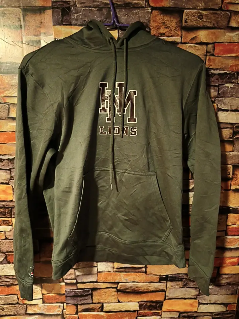 Polerón capucha verde LM Lions - 1