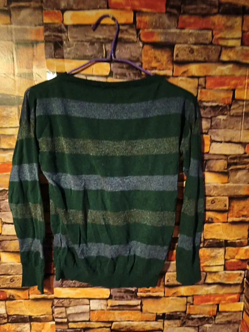 Sweater rayado verde - 2