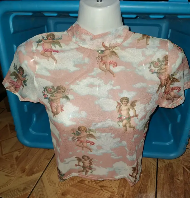 Blusa estampado ángeles