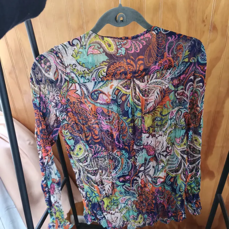Blusa estampada colorida de mujer - 2