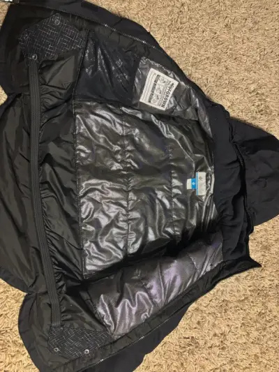 Chaqueta impermeable Columbia negra - miniatura 2