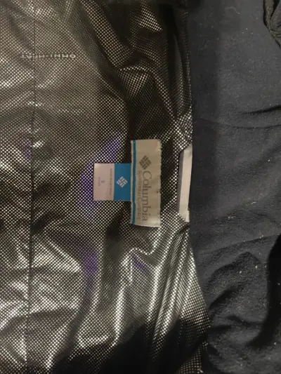 Chaqueta impermeable Columbia negra - miniatura 3