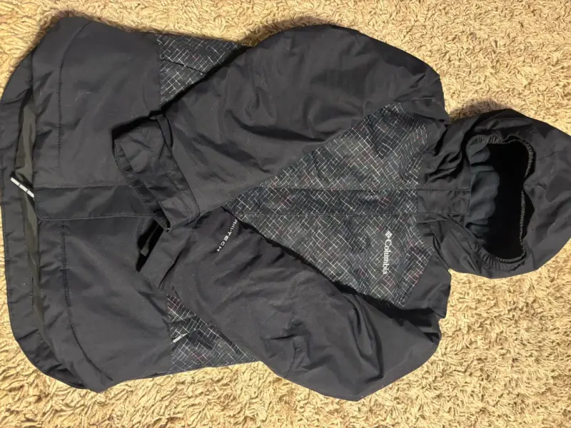 Chaqueta impermeable Columbia negra - 4
