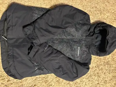 Chaqueta impermeable Columbia negra - miniatura 4
