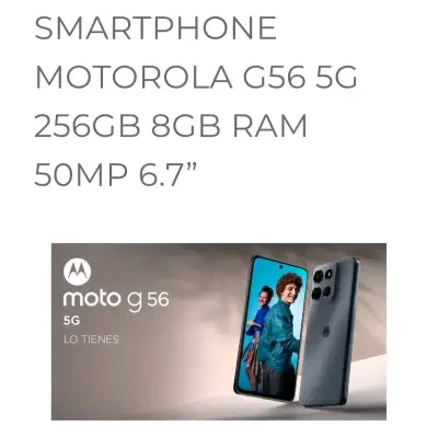 Smartphone Motorola G56  verde - miniatura 5