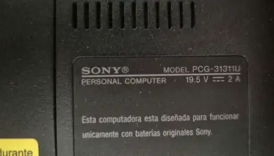 Netbook Sony Vaio PCG-31311U formateado. - miniatura 1