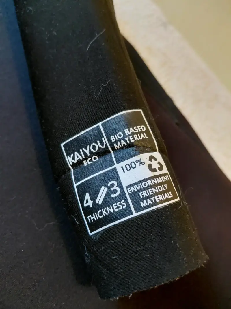 Traje para actividades acuaticas negro VE - 5
