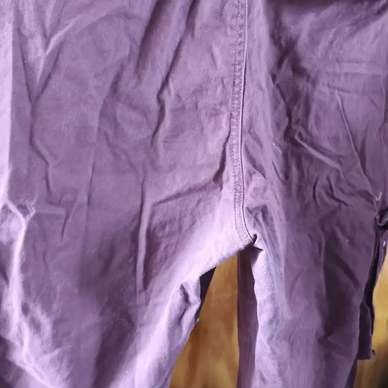 Pantalones cargo burdeos - 6