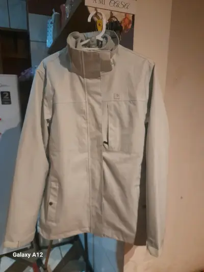 Chaqueta reciclada verde claro mujer - miniatura 3