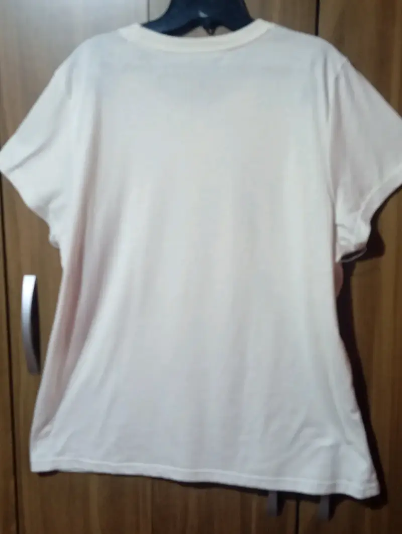 Polera beige con mensaje - 2