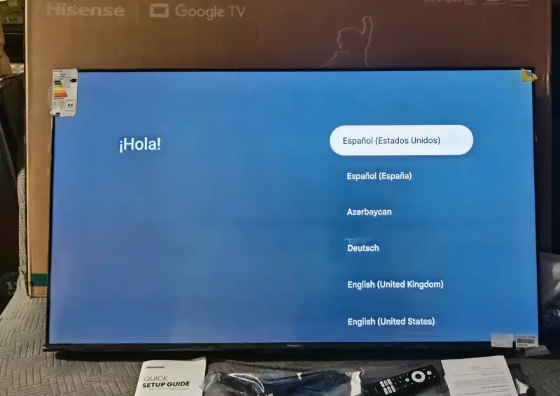 Televisor Hisense 50 pulgadas QLED - 1