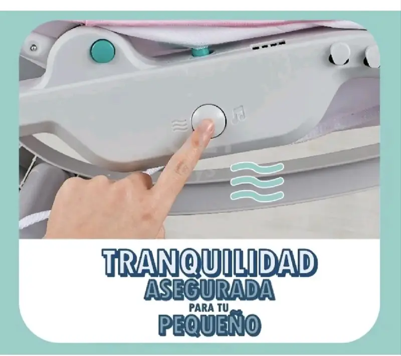 silla mesedora multicolor para bebé - 5