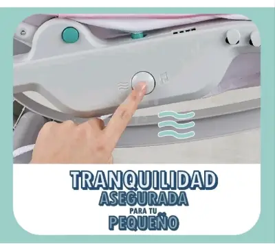 silla mesedora multicolor para bebé - miniatura 5