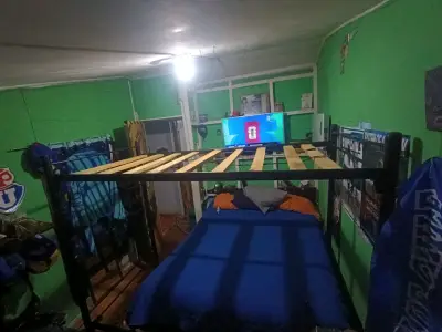 Cama alta metálico 1 plaza - miniatura 1