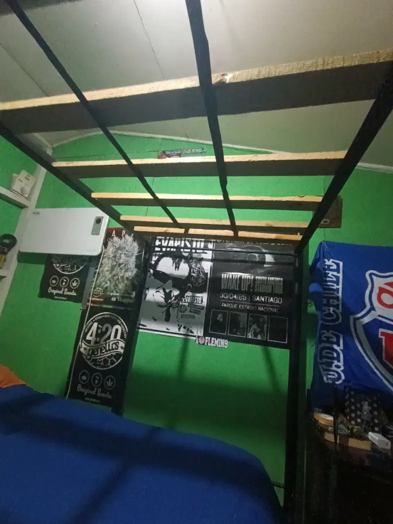 Cama alta metálico 1 plaza - 2
